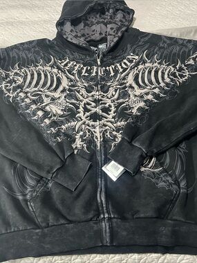 AFFLICTION GORECORE LAMENT ZIP HOOD